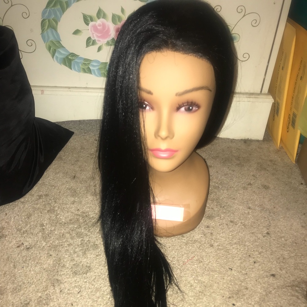 Lace front wig
